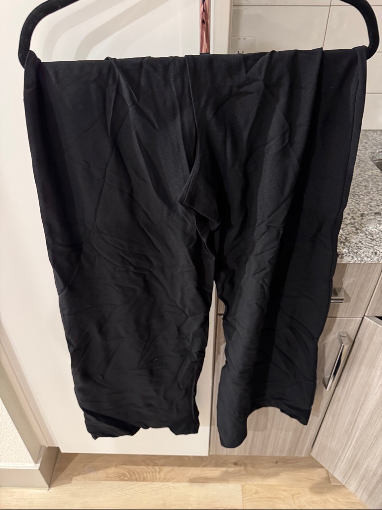 Boston Proper Black Wide-Leg Pants